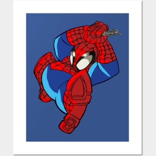 CHUBBY WEB SPIDER Posters and Art